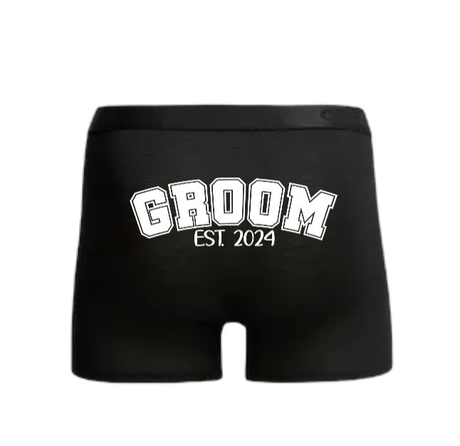 Wedding Boxers Black