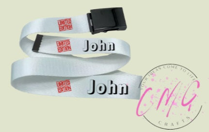 Personalised Belts