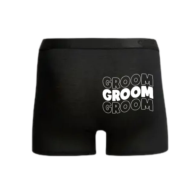 Wedding Boxers Black