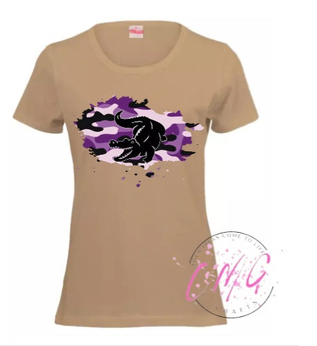 #snapattack Shirts- Ladies- Pink/Purple