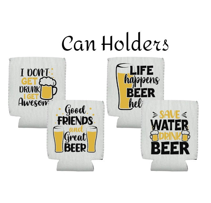 Beer Can Holder Set