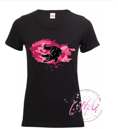 #snapattack Shirts- Ladies- Pink/Purple