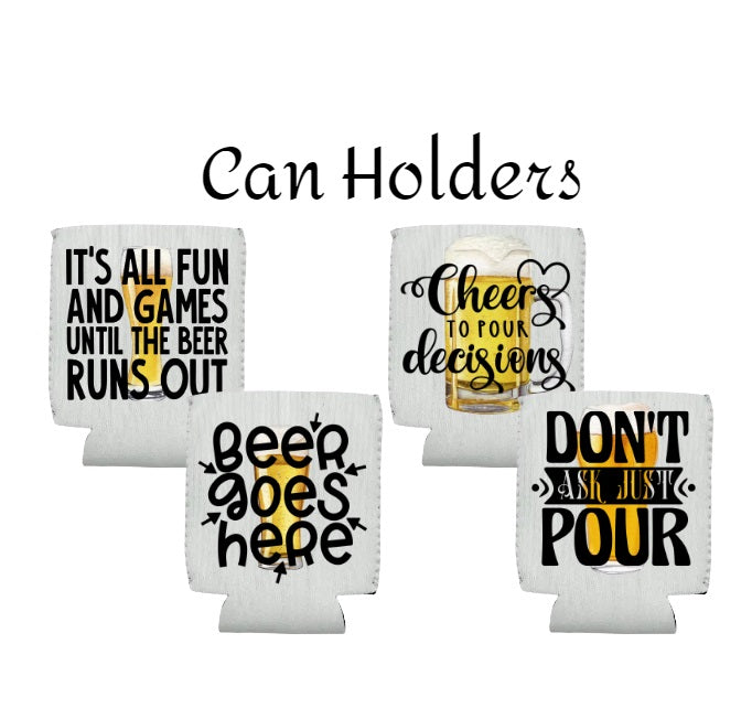 Beer Can Holder Set