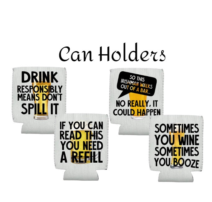 Beer Can Holder Set