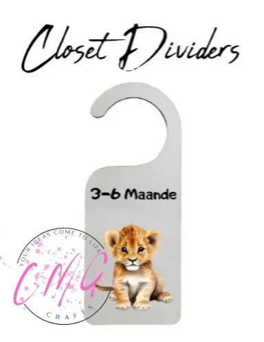 Personalised Closet Dividers