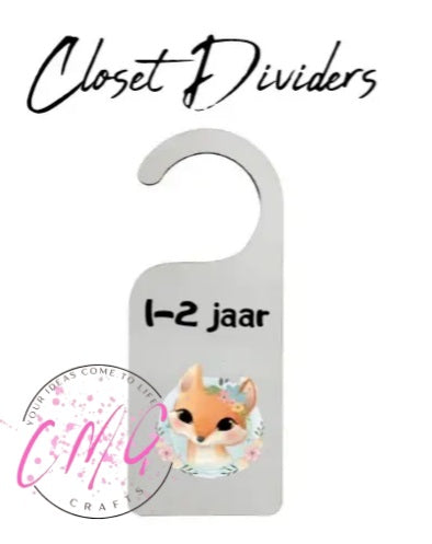 Personalised Closet Dividers