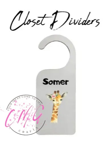 Personalised Closet Dividers