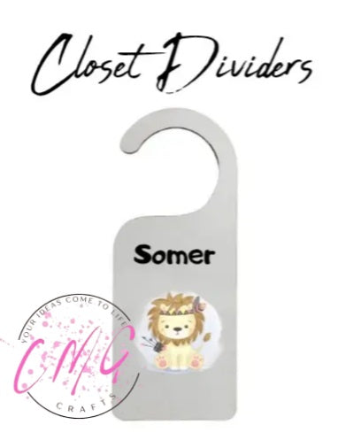 Personalised Closet Dividers