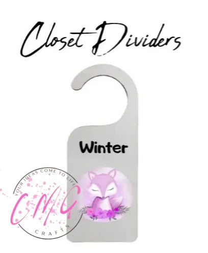 Personalised Closet Dividers