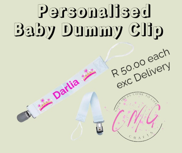 Personalised Dummy Clip