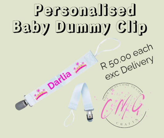 Personalised Dummy Clip