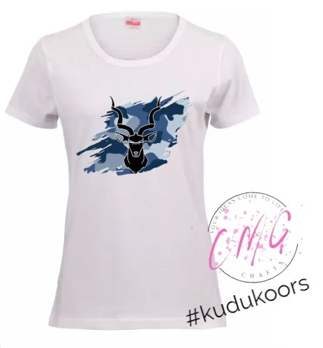 Ladies Tshirt Kudu- Blue