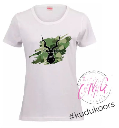 Ladies Tshirt Kudu- Green