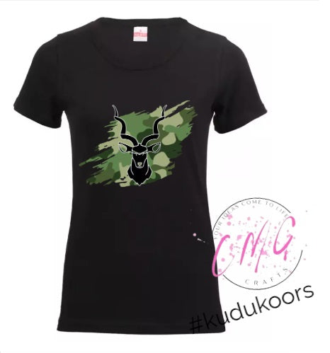 Ladies Tshirt Kudu- Green