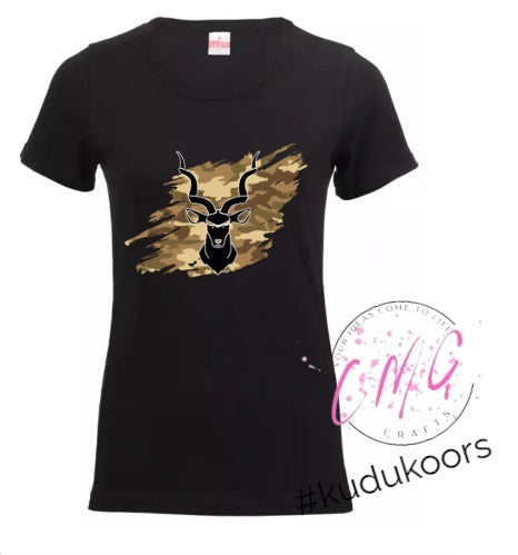 Ladies Tshirt Kudu- Brown