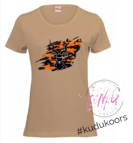 Ladies Tshirt Kudu- Orange