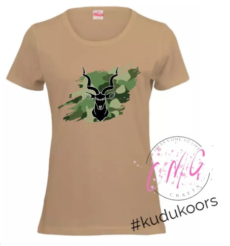 Ladies Tshirt Kudu- Green