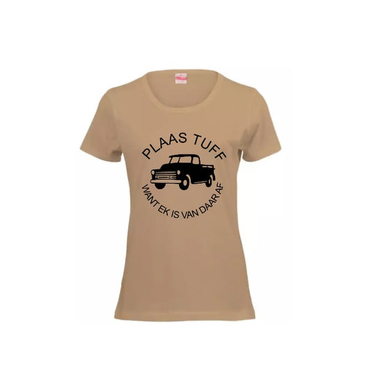 Plaas Tuff "Bakkie" Ladies Stone and Black