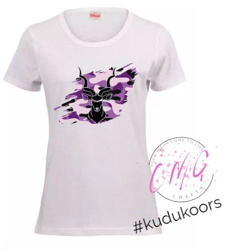 Ladies Tshirt Kudu- Purple