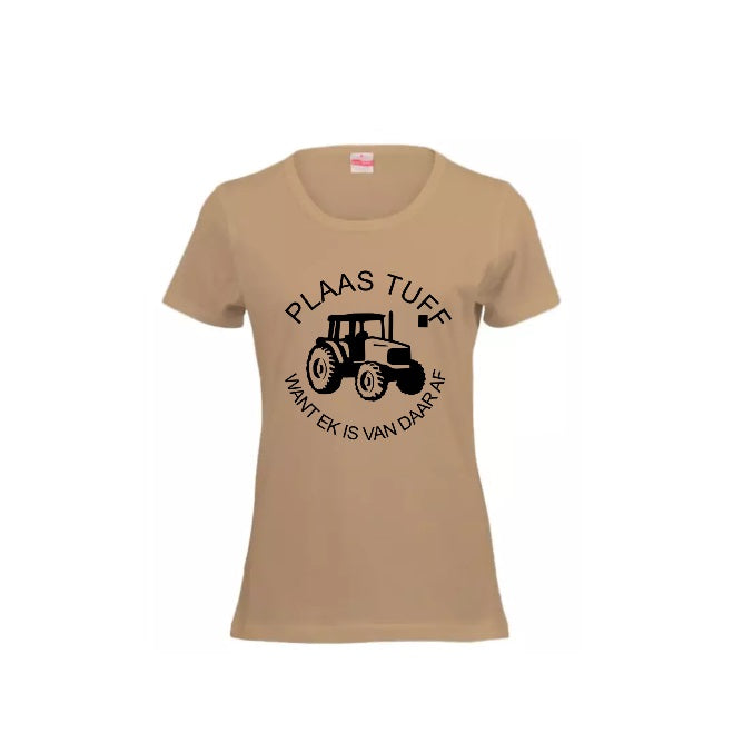 Plaas Tuff "Trekker" Ladies Stone and Black