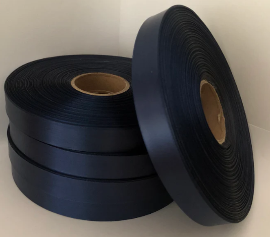 High Quality Satin Ribbon French Navy - 10m