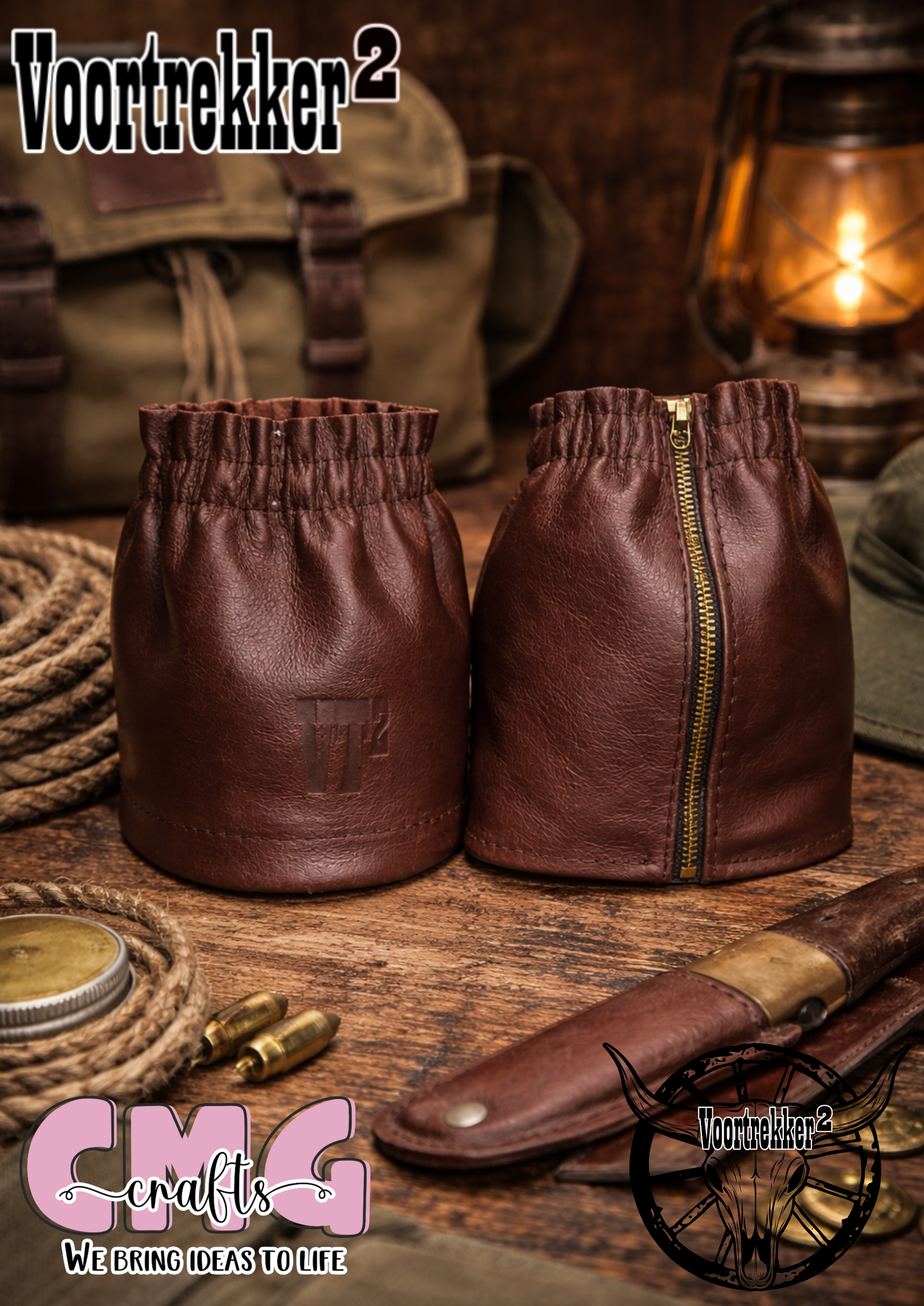 Handmade Genuine Leather Ankle Gaiters
