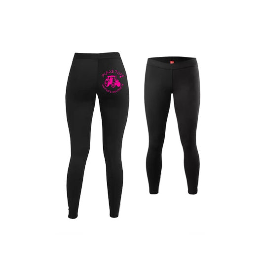 Plaas Tuff "Trekker" Leggings- Charcoal Pink