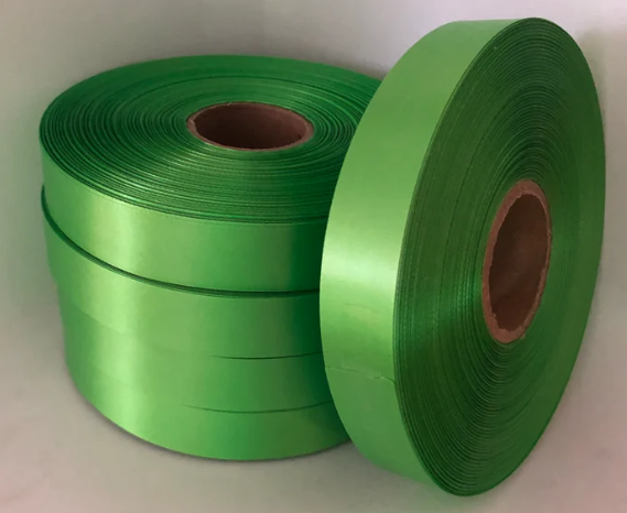 High Quality Satin Ribbon Lime Green- 10m