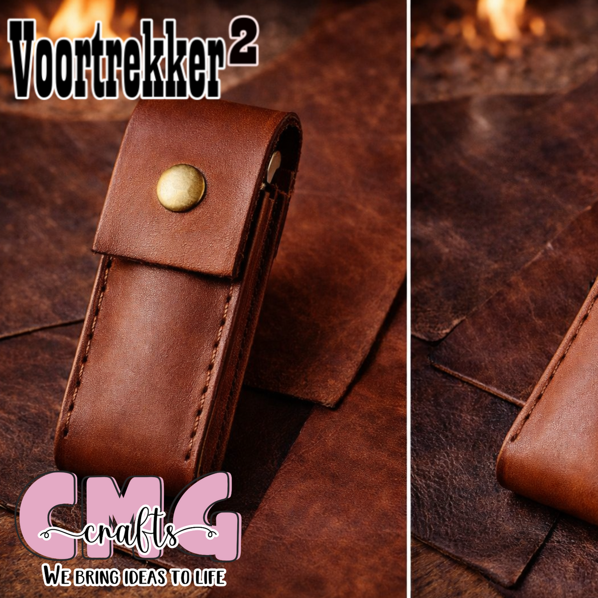 Handgemaakte egte leer Leatherman Sakkie (Leatherman Pouch)
