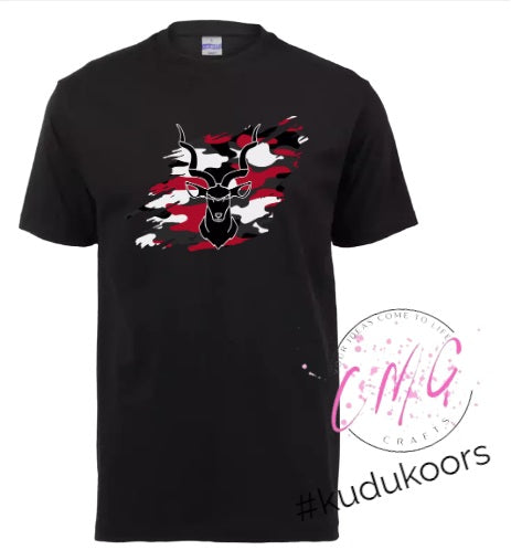 Mens Tshirt Kudu- Red