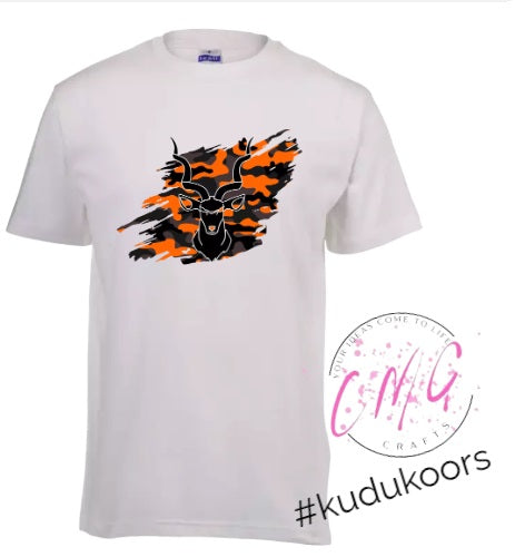 Mens Tshirt Kudu- Orange