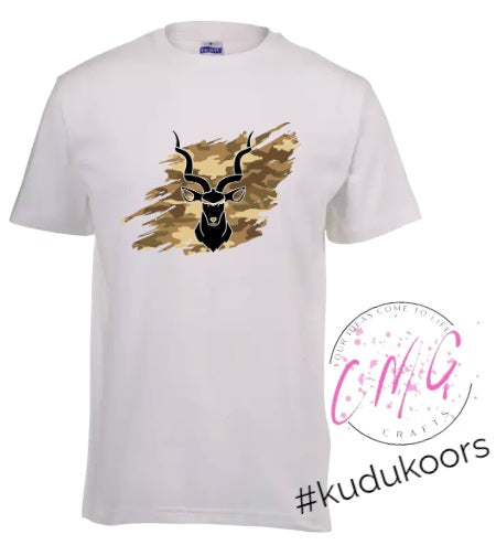 Mens Tshirt Kudu- Brown