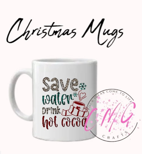 Christmas Mugs with slogans