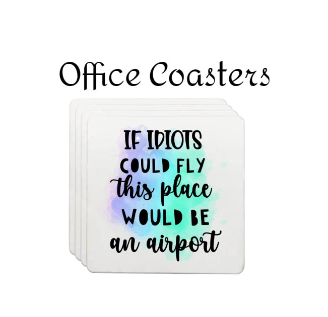 Funny Office Coaster Set