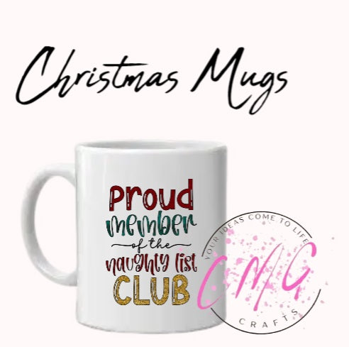 Christmas Mugs with slogans