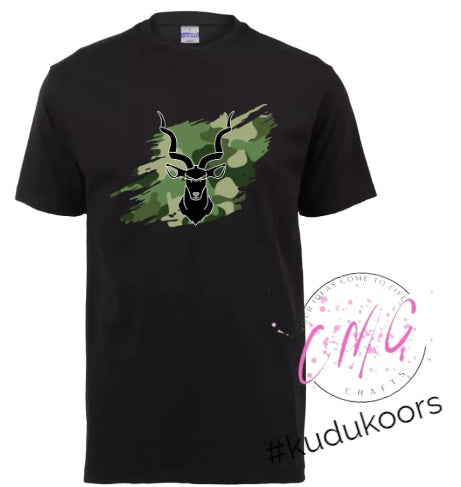 Mens Tshirt Kudu- Green