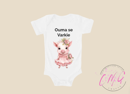 Baby Vest- Ouma se Varkie