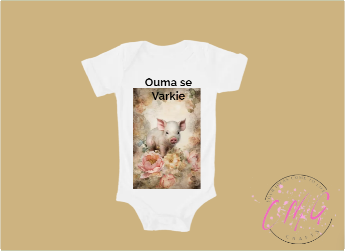 Baby Vest- Ouma se Varkie