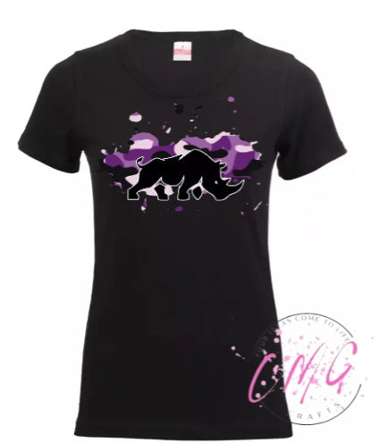 #rhinogrraphics Tshirt Ladies Assorted