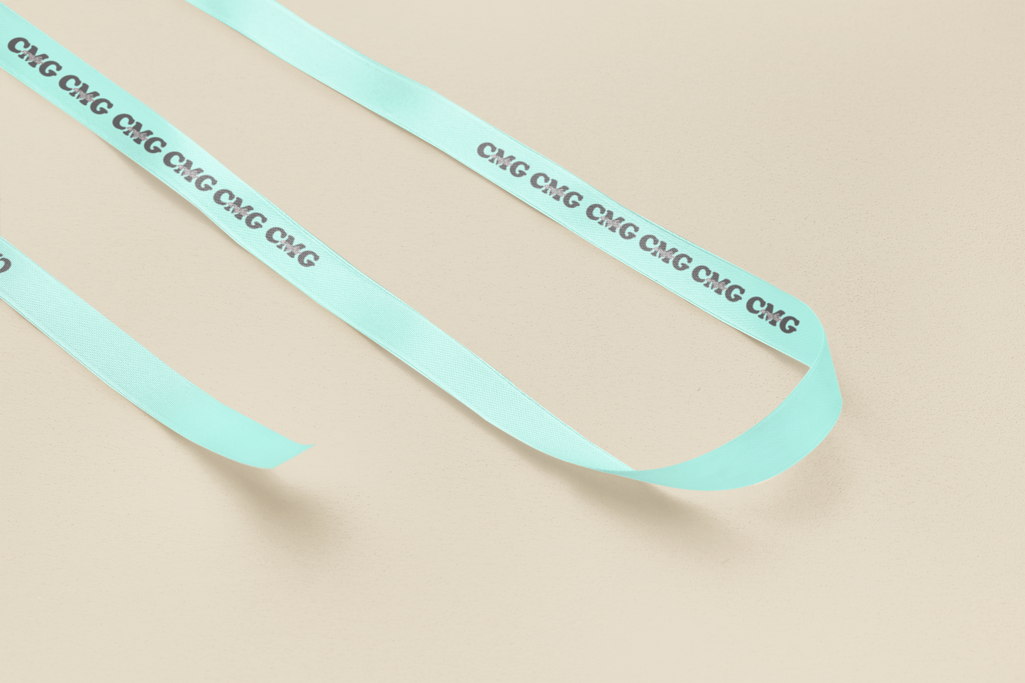 Clothing Labels Personalised, Custom Satin Ribbon with Navy Blue Print
