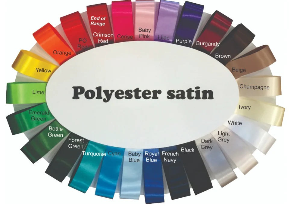 High Quality Satin Ribbon French Navy - 10m