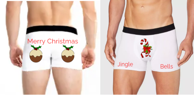 Santa Boxers- 2pc