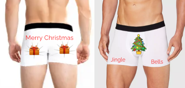 Santa Boxers- 2pc