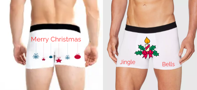 Santa Boxers- 2pc