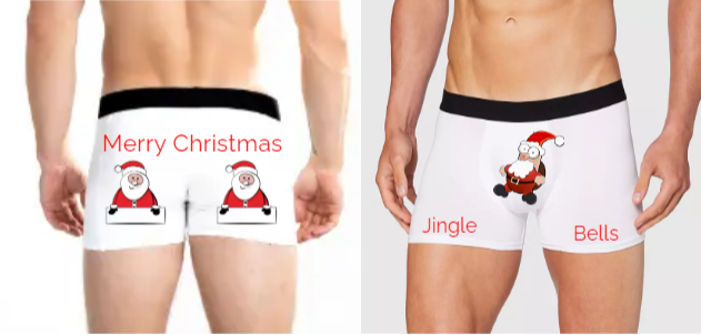 Santa Boxers- 2pc