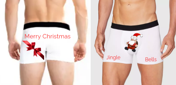 Santa Boxers- 2pc