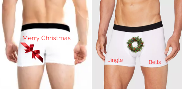 Santa Boxers- 2pc