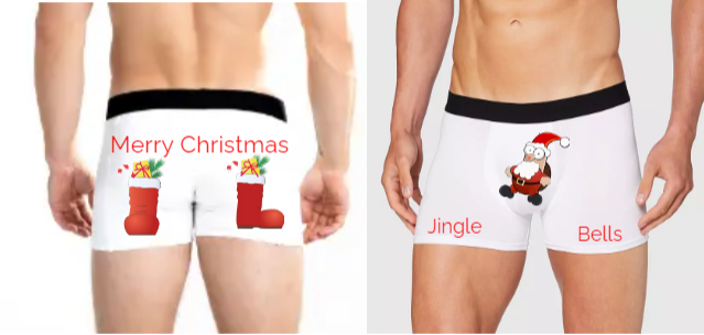 Santa Boxers- 2pc