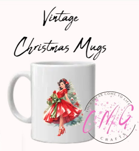 Vintage Christmas Mugs