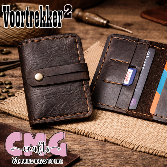 Handgemaakte egte leer fotograaf beursie (sd card holder wallet)
